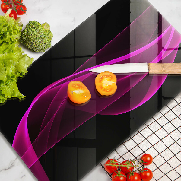 Zaščitna steklena plošča za štedilnik Rožnata abstrakcija