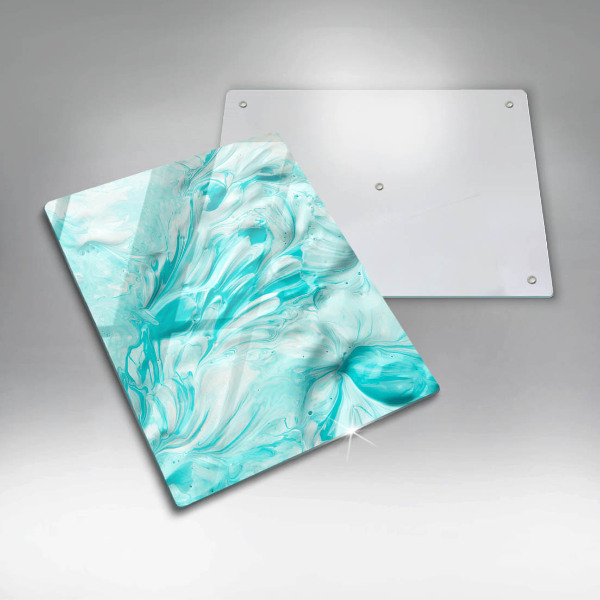 Zaščitna steklena plošča za štedilnik Abstraktne barve