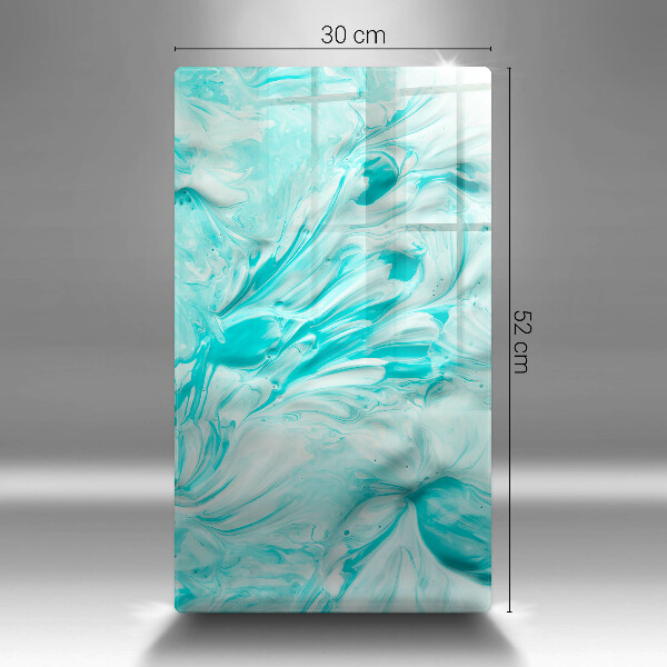 Zaščitna steklena plošča za štedilnik Abstraktne barve