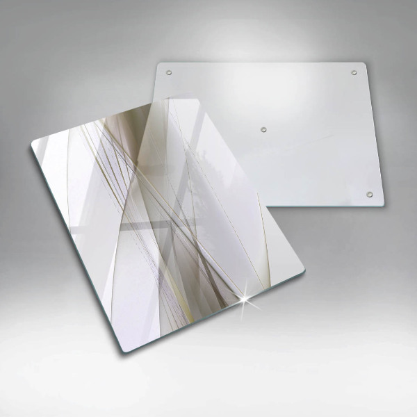 Zaščitna plošča za štedilnik Oblikovanje abstraktnih črt