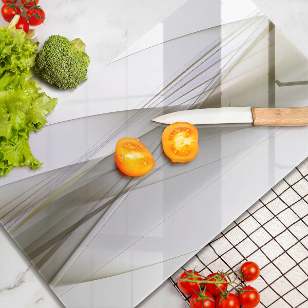 Zaščitna plošča za štedilnik Oblikovanje abstraktnih črt