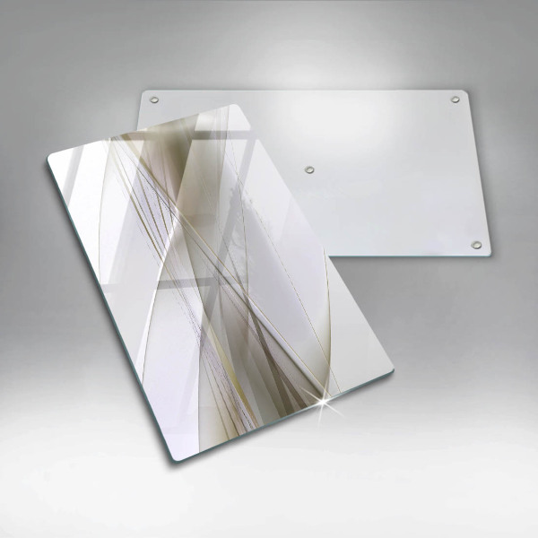 Zaščitna plošča za štedilnik Oblikovanje abstraktnih črt