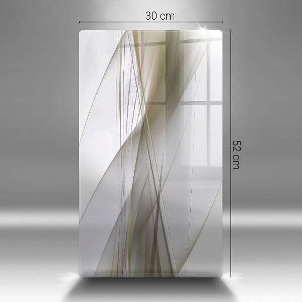 Zaščitna plošča za štedilnik Oblikovanje abstraktnih črt