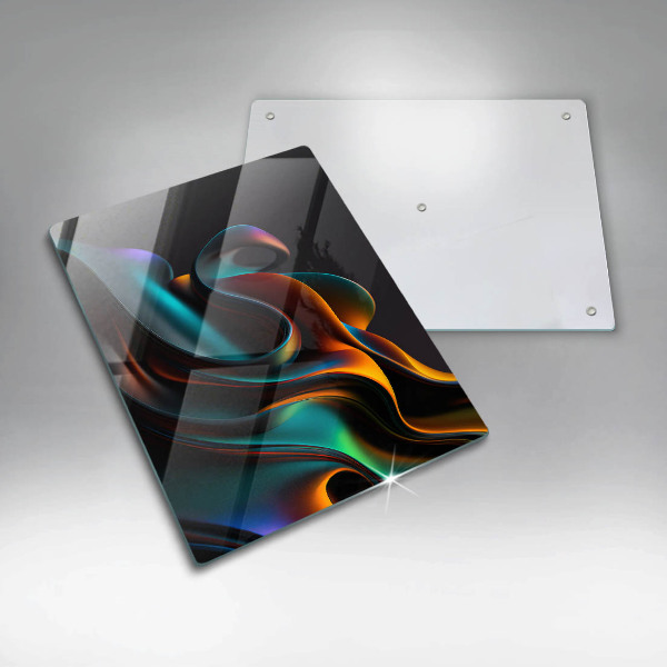 Zaščitna plošča za štedilnik Barvita abstrakcija