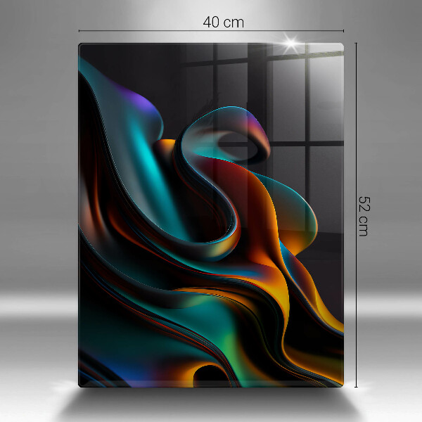 Zaščitna plošča za štedilnik Barvita abstrakcija