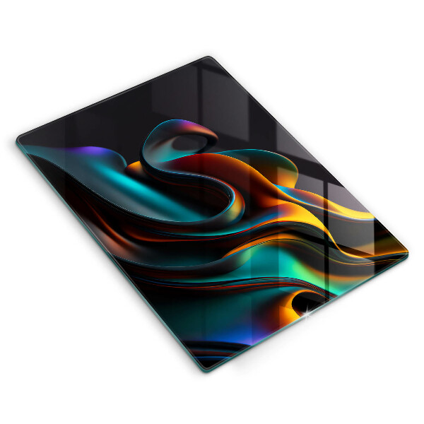 Zaščitna plošča za štedilnik Barvita abstrakcija