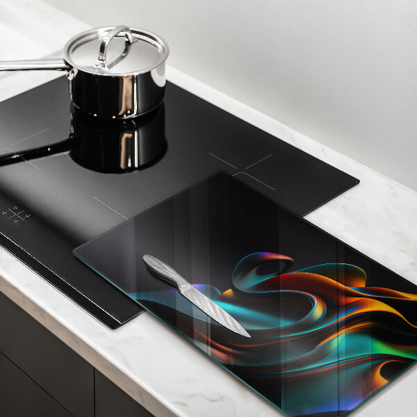 Zaščitna plošča za štedilnik Barvita abstrakcija