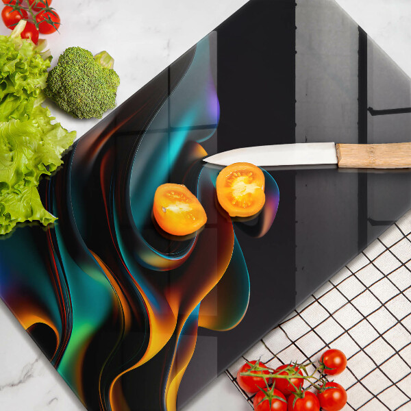 Zaščitna plošča za štedilnik Barvita abstrakcija