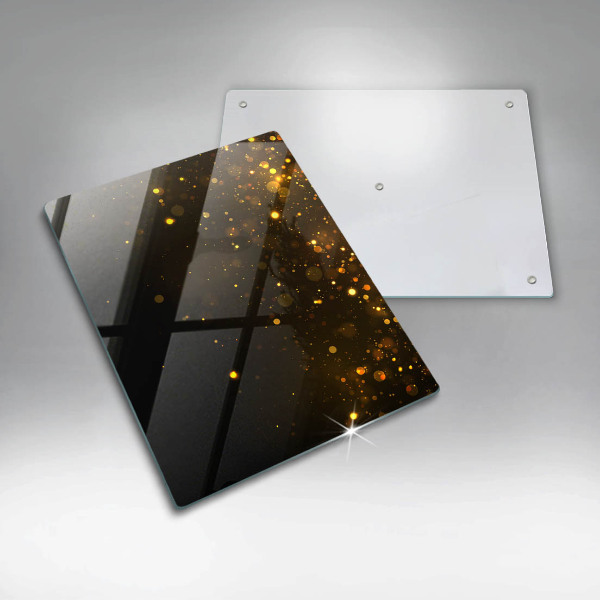 Zaščitna plošča za štedilnik Zlate bleščice