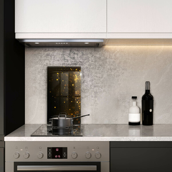 Zaščitna plošča za štedilnik Zlate bleščice