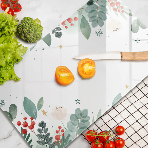 Zaščitna plošča za štedilnik Akvarelni listi