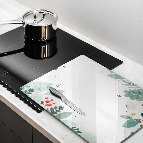 Zaščitna plošča za štedilnik Akvarelni listi