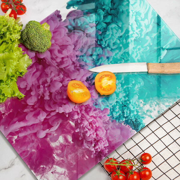 Zaščitna plošča za štedilnik Turkizno-roza dim