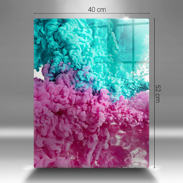 Zaščitna plošča za štedilnik Turkizno-roza dim