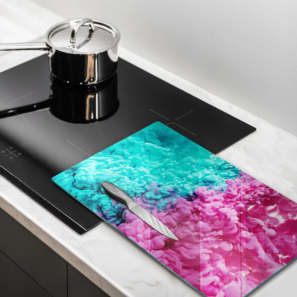 Zaščitna plošča za štedilnik Turkizno-roza dim