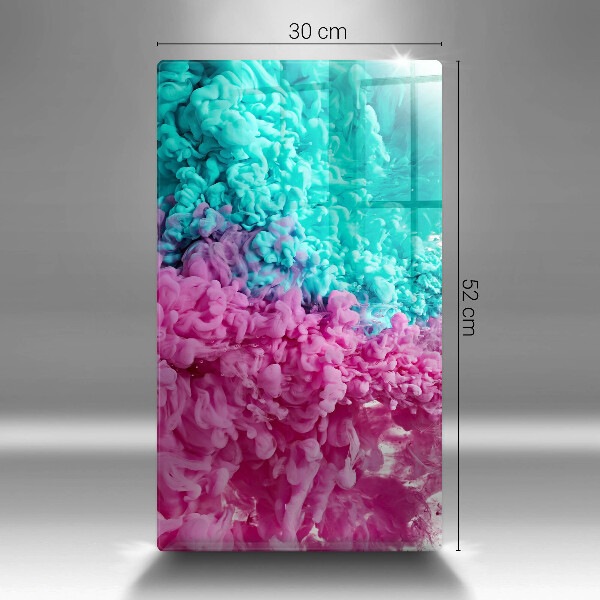 Zaščitna plošča za štedilnik Turkizno-roza dim