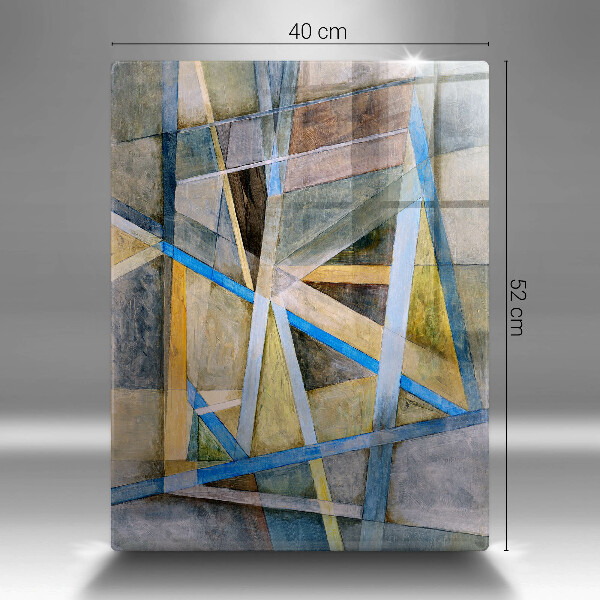 Zaščitna plošča za štedilnik Abstrakcija naslikanih črt