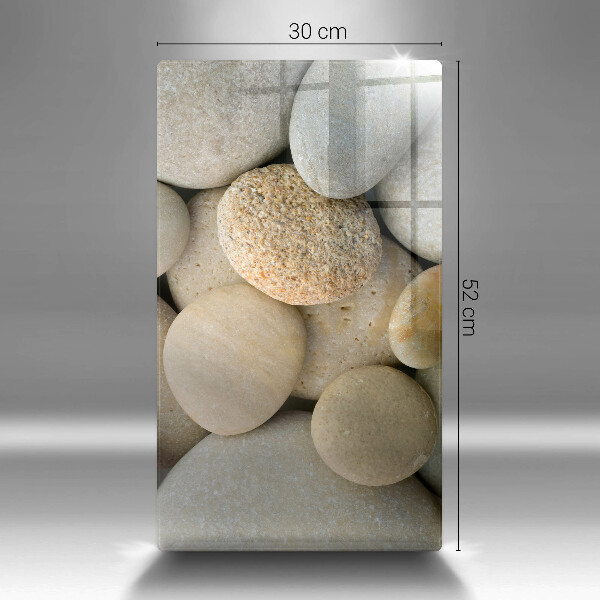 Zaščitna plošča za štedilnik Vzorec ovalnih kamnov