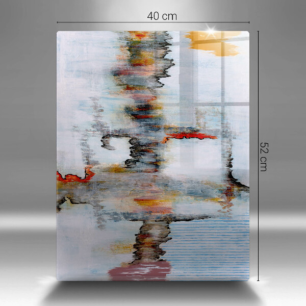 Zaščitna plošča za štedilnik Abstraktne barve