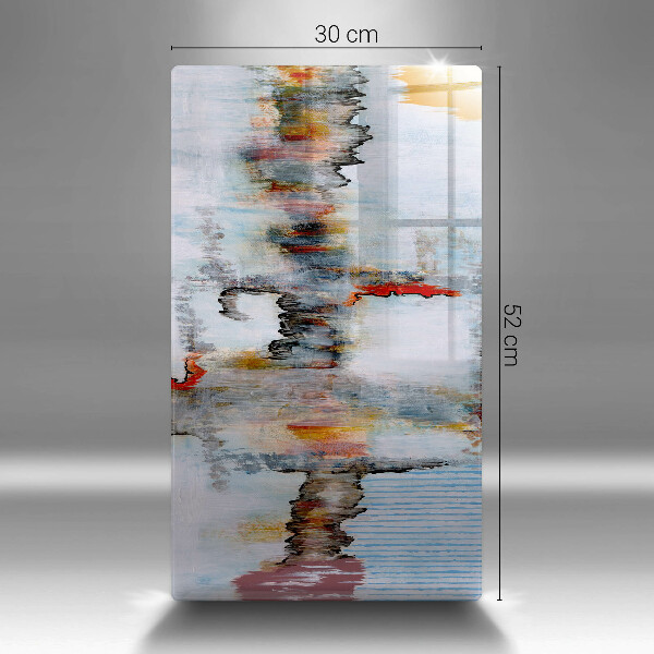 Zaščitna plošča za štedilnik Abstraktne barve