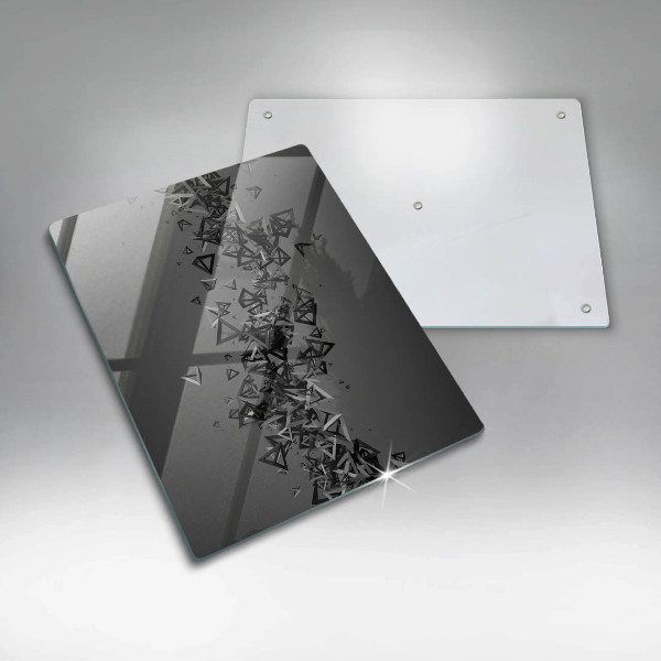 Zaščitna plošča za štedilnik Abstraktne 3D oblike