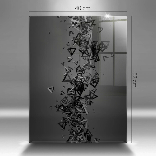 Zaščitna plošča za štedilnik Abstraktne 3D oblike