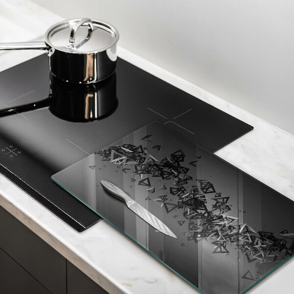 Zaščitna plošča za štedilnik Abstraktne 3D oblike