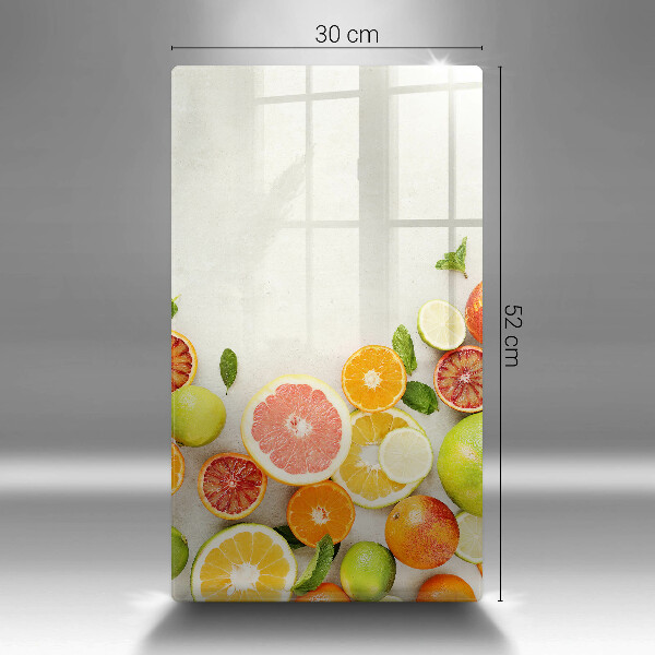 Zaščitna steklena plošča za štedilnik Citrusi