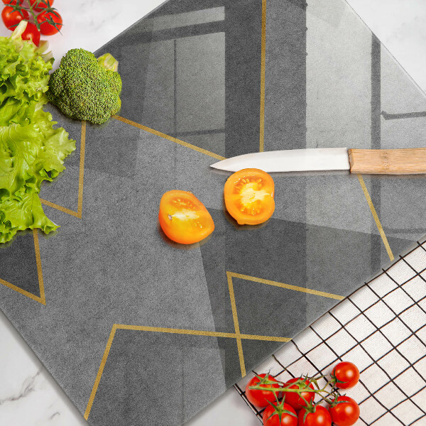 Zaščitna steklena plošča za štedilnik Ostre oblike