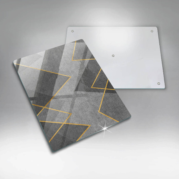 Zaščitna steklena plošča za štedilnik Ostre oblike