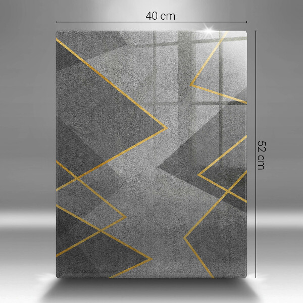 Zaščitna steklena plošča za štedilnik Ostre oblike