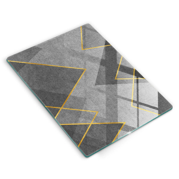 Zaščitna steklena plošča za štedilnik Ostre oblike