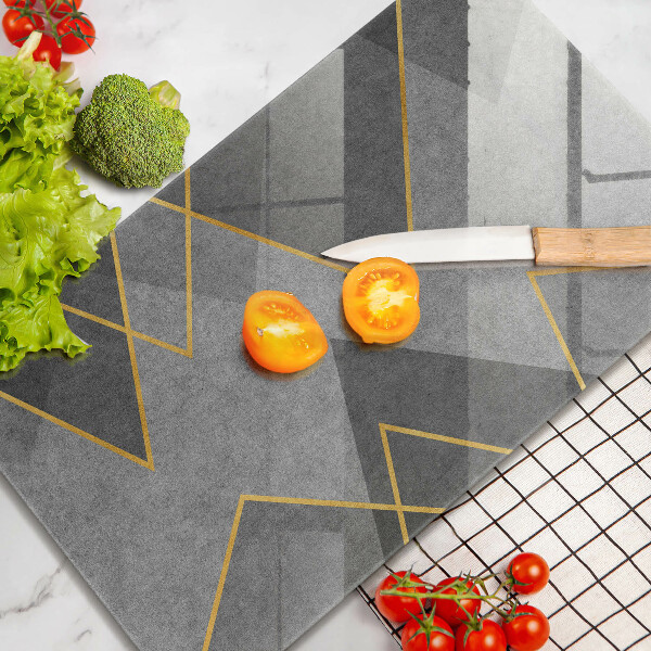 Zaščitna steklena plošča za štedilnik Ostre oblike