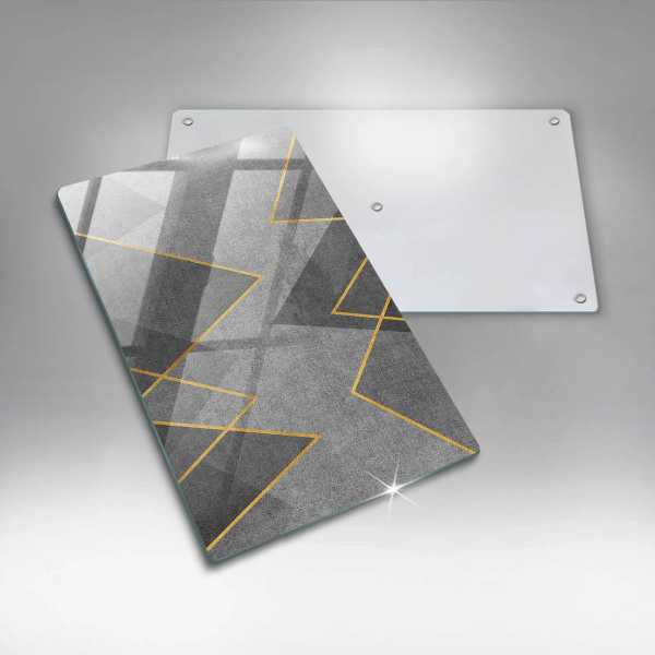 Zaščitna steklena plošča za štedilnik Ostre oblike