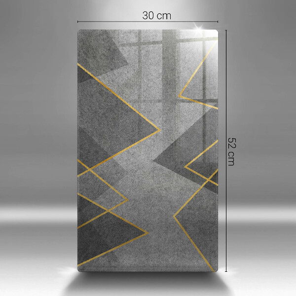 Zaščitna steklena plošča za štedilnik Ostre oblike