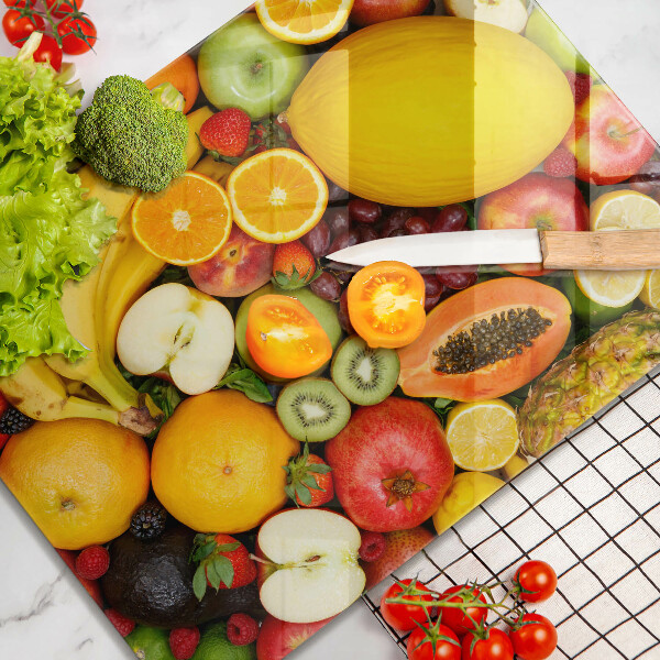 Zaščitna steklena plošča za štedilnik Zbiranje sadja