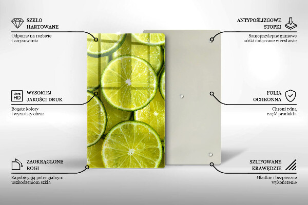 Zaščitna plošča za štedilnik Rezine limete
