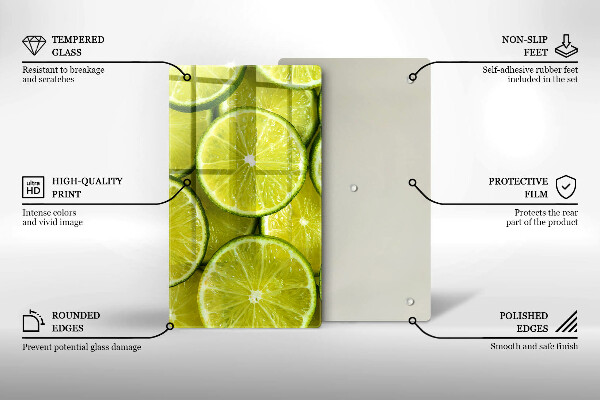 Zaščitna plošča za štedilnik Rezine limete