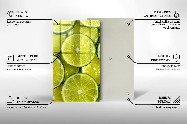 Zaščitna plošča za štedilnik Rezine limete