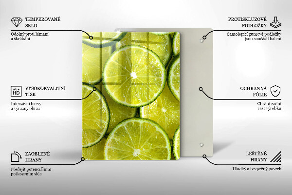 Zaščitna plošča za štedilnik Rezine limete