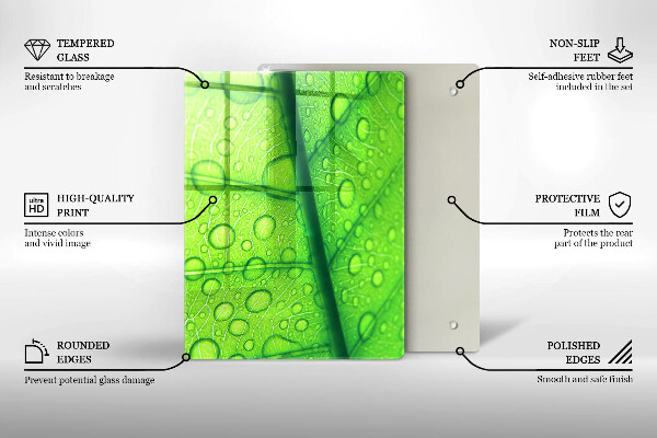 Zaščitna plošča za štedilnik Bližnji posnetek lista