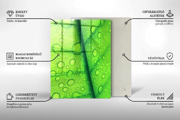 Zaščitna plošča za štedilnik Bližnji posnetek lista