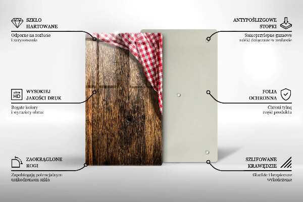 Zaščitna plošča za štedilnik Lesena miza