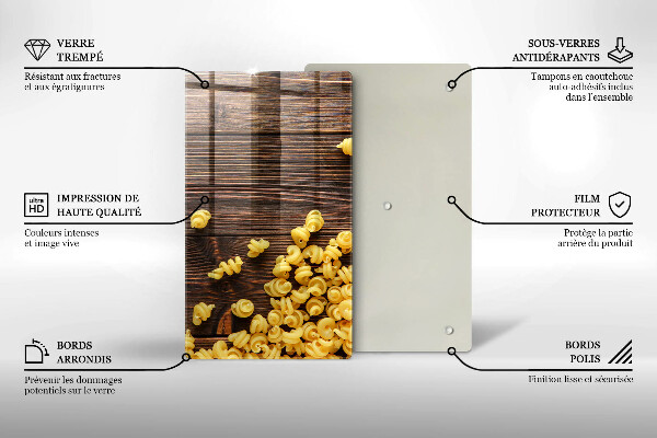 Zaščitna plošča za štedilnik Testenine na mizi