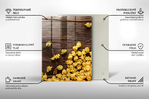 Zaščitna plošča za štedilnik Testenine na mizi