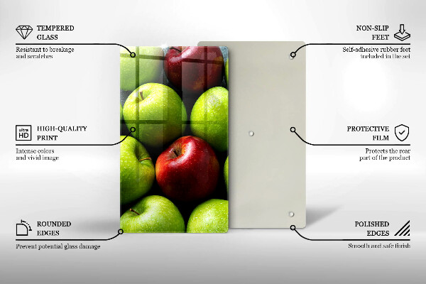Zaščitna plošča za štedilnik Sočna jabolka