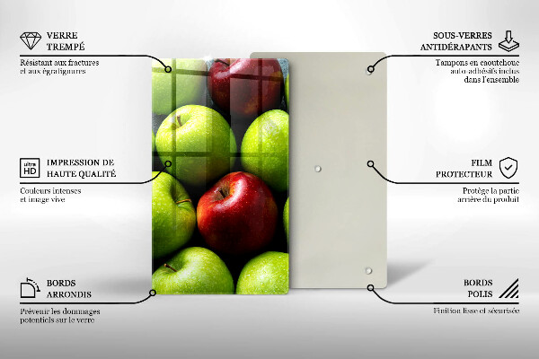 Zaščitna plošča za štedilnik Sočna jabolka