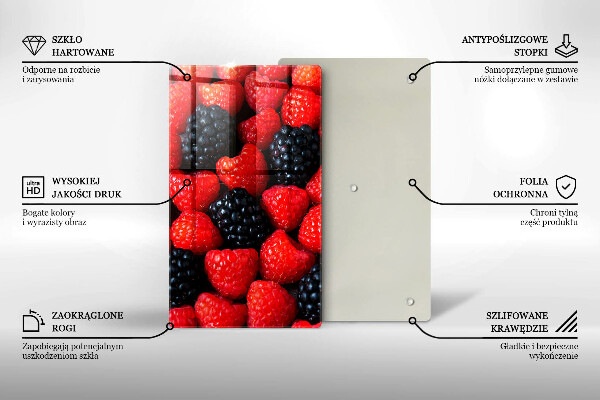 Zaščitna plošča za štedilnik Maline in robide