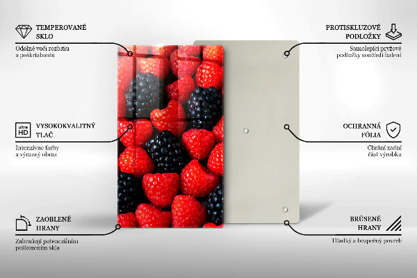 Zaščitna plošča za štedilnik Maline in robide