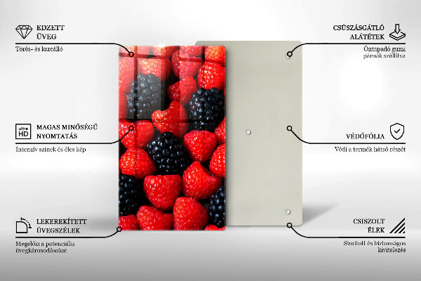 Zaščitna plošča za štedilnik Maline in robide